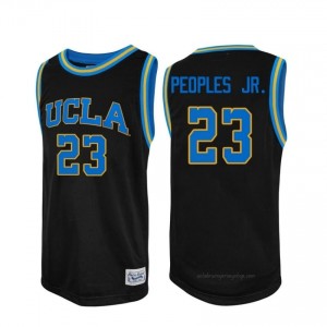 Anthony Peoples Jr. #23 Official UCLA Bruins Black Men's Jersey | Authentic Basketball University Gear 74792337