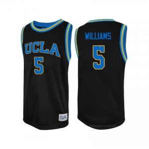 Brandon Williams #5 Official UCLA Bruins Black Men's Jersey | Authentic Basketball NCAA Gear 40945671