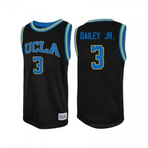 Eric Dailey Jr. #3 Official UCLA Bruins Black Men's Jersey | Authentic Basketball College Gear 55866616