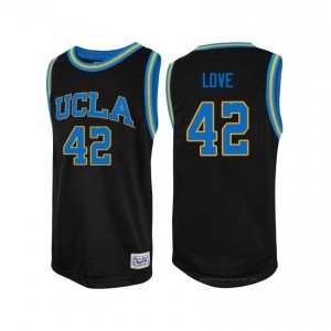 Kevin Love #42 Official UCLA Bruins Black Men's Jersey | Authentic Basketball Player Gear 74330592
