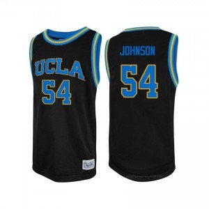 Marques Johnson #54 Official UCLA Bruins Black Men's Jersey | Authentic Basketball University Gear 26582108