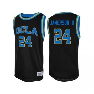 Steven Jamerson II #24 Official UCLA Bruins Black Men's Jersey | Authentic Basketball NCAA Gear 41440362