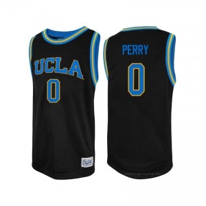 Trent Perry #0 Official UCLA Bruins Black Men's Jersey | Authentic Basketball High School Gear 93790561