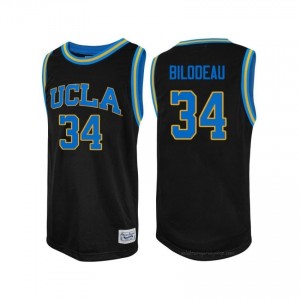 Tyler Bilodeau #34 Official UCLA Bruins Black Men's Jersey | Authentic Basketball University Gear 26938441