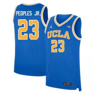 #23 Anthony Peoples Jr. Bruins Men's Basketball Jersey | Official NCAA-Approved Blue Edition 49296431