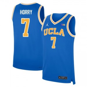 #7 Christian Horry Bruins Men's Basketball Jersey | Official NCAA-Approved Blue Edition 33714062
