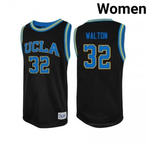 Bill Walton #32 Official UCLA Bruins Black Women's Jersey | Authentic Basketball University Gear 31431042