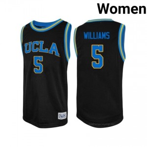 Brandon Williams #5 Official UCLA Bruins Black Women's Jersey | Authentic Basketball University Gear 35465539