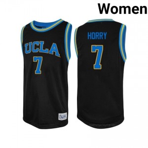 Christian Horry #7 Official UCLA Bruins Black Women's Jersey | Authentic Basketball College Gear 29653858