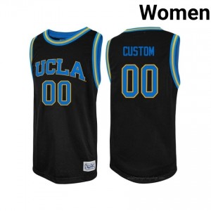 Custom #00 Official UCLA Bruins Black Women's Jersey | Authentic Basketball College Gear 64560803