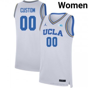 UCLA Custom #00 White Women's Basketball Jersey | Premium Quality NCAA Apparel 71771268