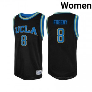 Eric Freeny #8 Official UCLA Bruins Black Women's Jersey | Authentic Basketball NCAA Gear 70201213