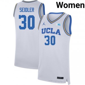 UCLA Jack Seidler #30 White Women's Basketball Jersey | Premium Quality NCAA Apparel 45535046