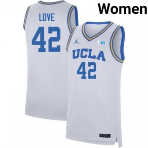 UCLA Kevin Love #42 White Women's Basketball Jersey | Premium Quality NCAA Apparel 29725088