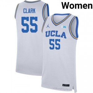 UCLA Skyy Clark #55 White Women's Basketball Jersey | Premium Quality College Apparel 43070350