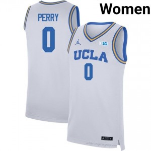 UCLA Trent Perry #0 White Women's Basketball Jersey | Premium Quality Player Apparel 18163190