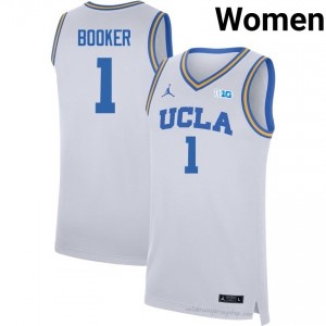 UCLA Xavier Booker #1 White Women's Basketball Jersey | Premium Quality Player Apparel 77700659