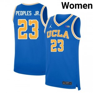 #23 Anthony Peoples Jr. Bruins Women's Basketball Jersey | Official NCAA-Approved Blue Edition 73153016