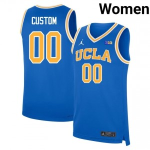 #00 Custom Bruins Women's Basketball Jersey | Official NCAA-Approved Blue Edition 30374302
