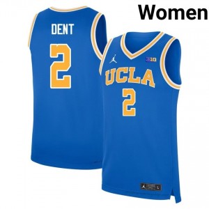 #2 Donovan Dent Bruins Women's Basketball Jersey | Official NCAA-Approved Blue Edition 21088464