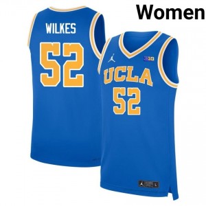 #52 Jamaal Wilkes Bruins Women's Basketball Jersey | Official NCAA-Approved Blue Edition 38594243