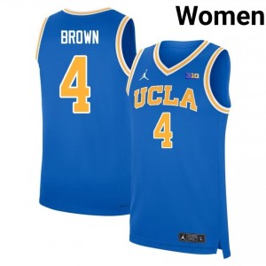 #4 Jamar Brown Bruins Women's Basketball Jersey | Official NCAA-Approved Blue Edition 31421795