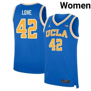 #42 Kevin Love Bruins Women's Basketball Jersey | Official NCAA-Approved Blue Edition 55527363