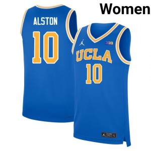 #10 Markell Alston Bruins Women's Basketball Jersey | Official NCAA-Approved Blue Edition 71739911