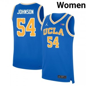 #54 Marques Johnson Bruins Women's Basketball Jersey | Official NCAA-Approved Blue Edition 12070948
