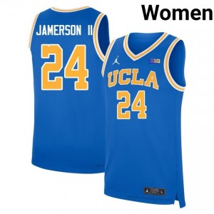#24 Steven Jamerson II Bruins Women's Basketball Jersey | Official NCAA-Approved Blue Edition 23673062