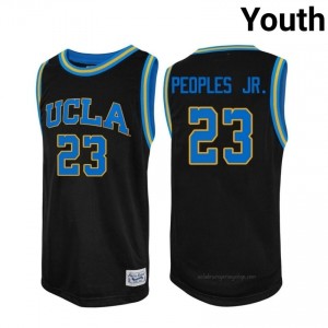 Anthony Peoples Jr. #23 Official UCLA Bruins Black Youth Jersey | Authentic Basketball College Gear 61803080