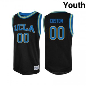 Custom #00 Official UCLA Bruins Black Youth Jersey | Authentic Basketball High School Gear 55754066