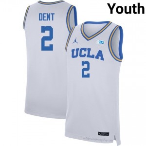 UCLA Donovan Dent #2 White Youth Basketball Jersey | Premium Quality NCAA Apparel 37802602