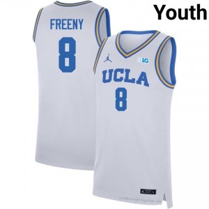 UCLA Eric Freeny #8 White Youth Basketball Jersey | Premium Quality College Apparel 53245619