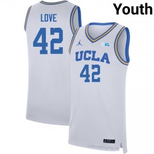 UCLA Kevin Love #42 White Youth Basketball Jersey | Premium Quality University Apparel 70173943