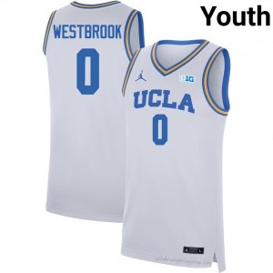 UCLA Russell Westbrook #0 White Youth Basketball Jersey | Premium Quality Player Apparel 25080121