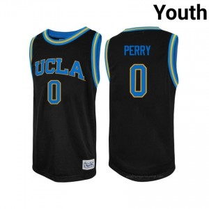 Trent Perry #0 Official UCLA Bruins Black Youth Jersey | Authentic Basketball University Gear 97028431