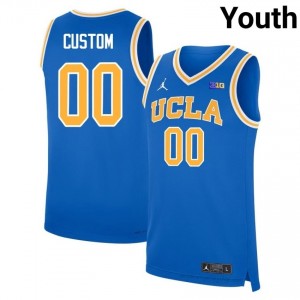 #00 Custom Bruins Youth Basketball Jersey | Official NCAA-Approved Blue Edition 87462355