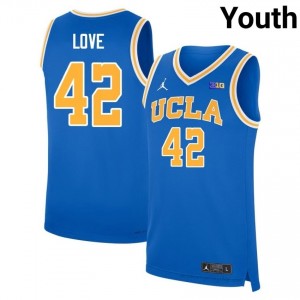 #42 Kevin Love Bruins Youth Basketball Jersey | Official NCAA-Approved Blue Edition 81566325