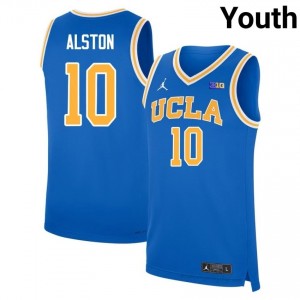 #10 Markell Alston Bruins Youth Basketball Jersey | Official NCAA-Approved Blue Edition 89001091